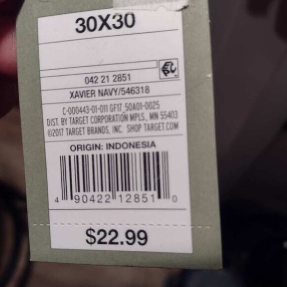 Goodfellow 30 x 30 Men's dress pants new with tags blue - Picture 3 of 3